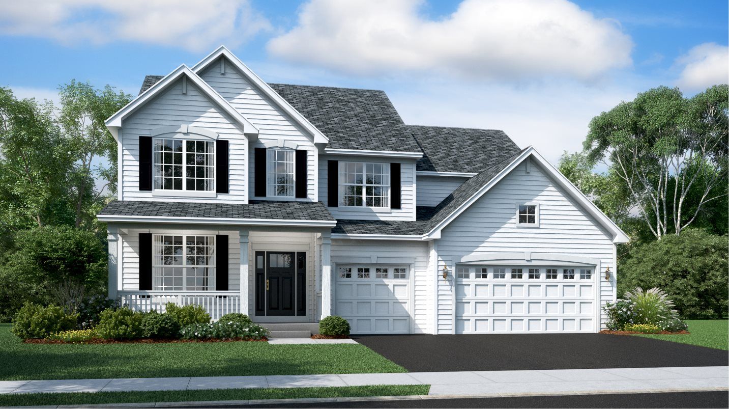 Elevation A - Manchester Optional Railing Exterior A
