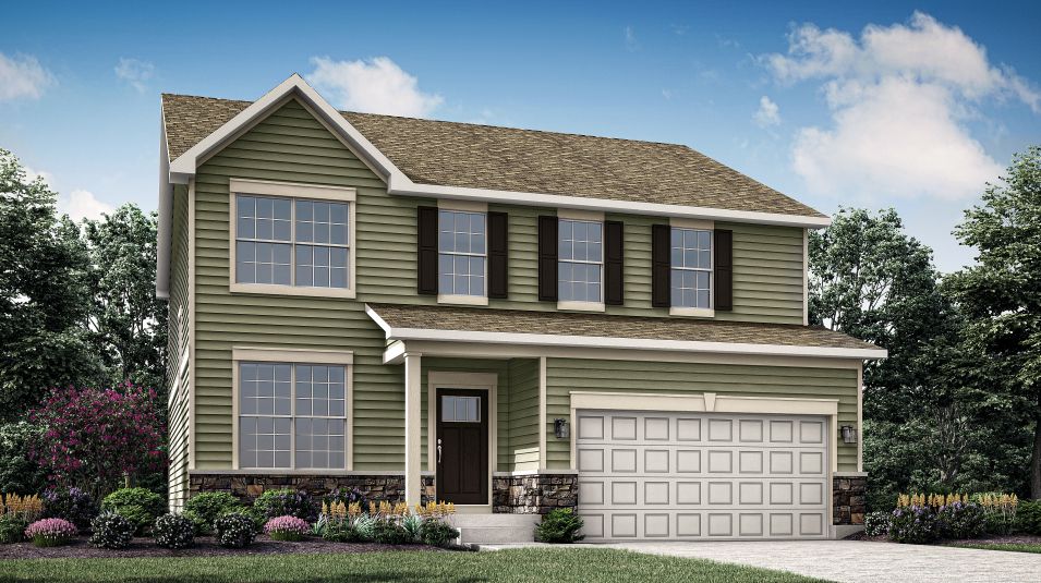 Elevation A - Wren II Exterior Rendering