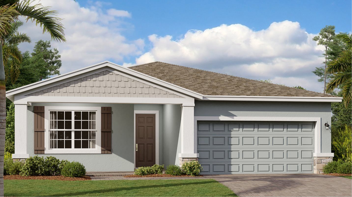 Elevation B1 - Exterior B1 rendering of Freedom
