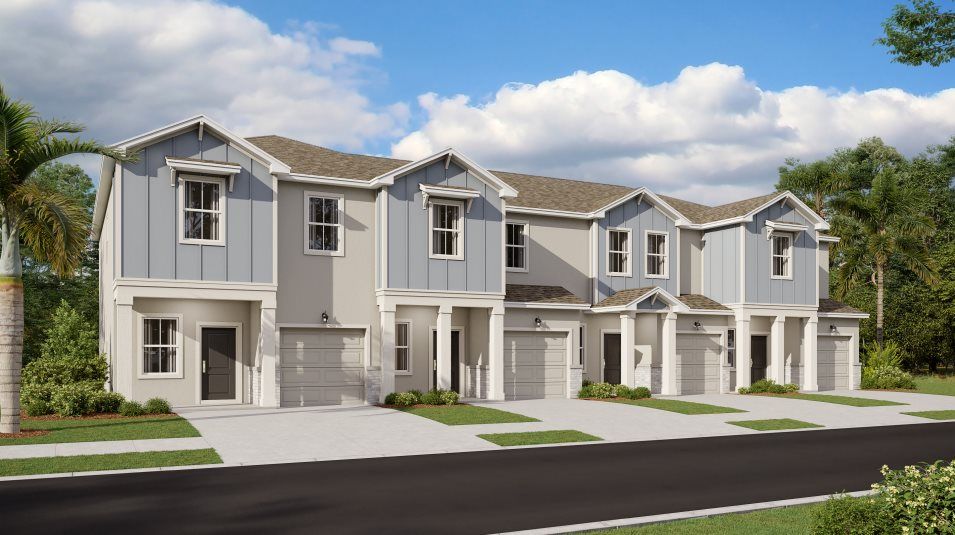 Elevation B - Farmhouse - 4Plex