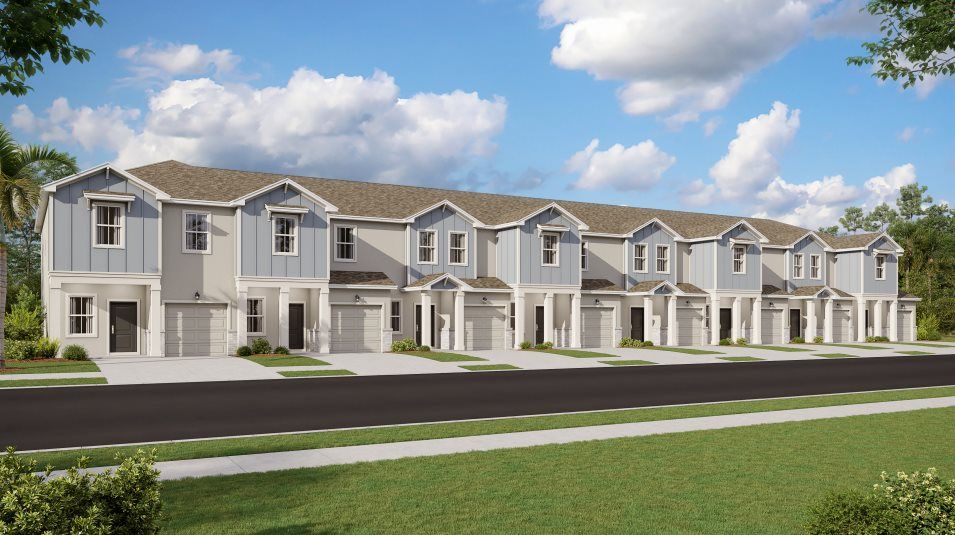 Elevation B - Farmhouse - 4Plex
