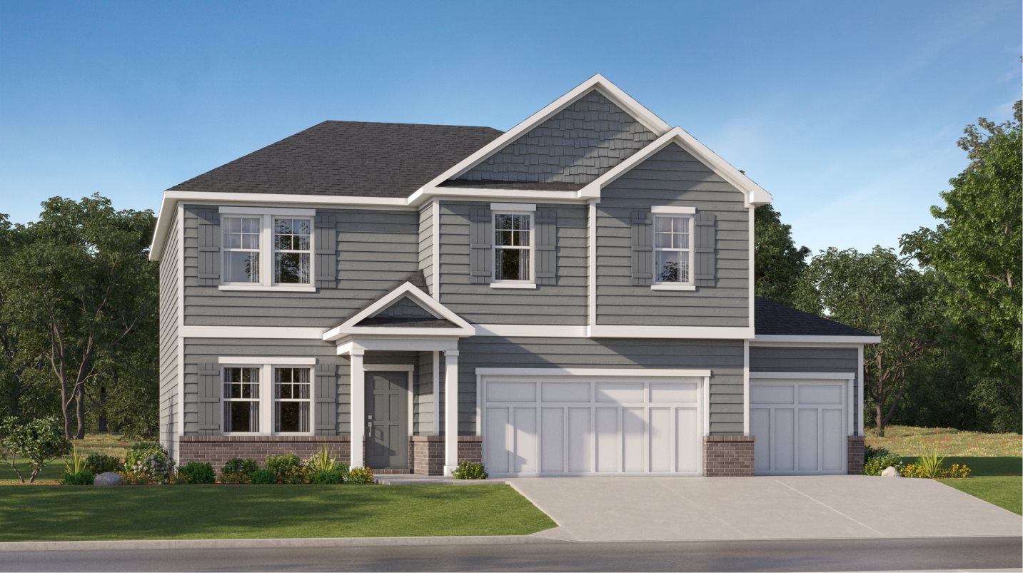 Elevation D - Cromwell 3 Car Exterior D