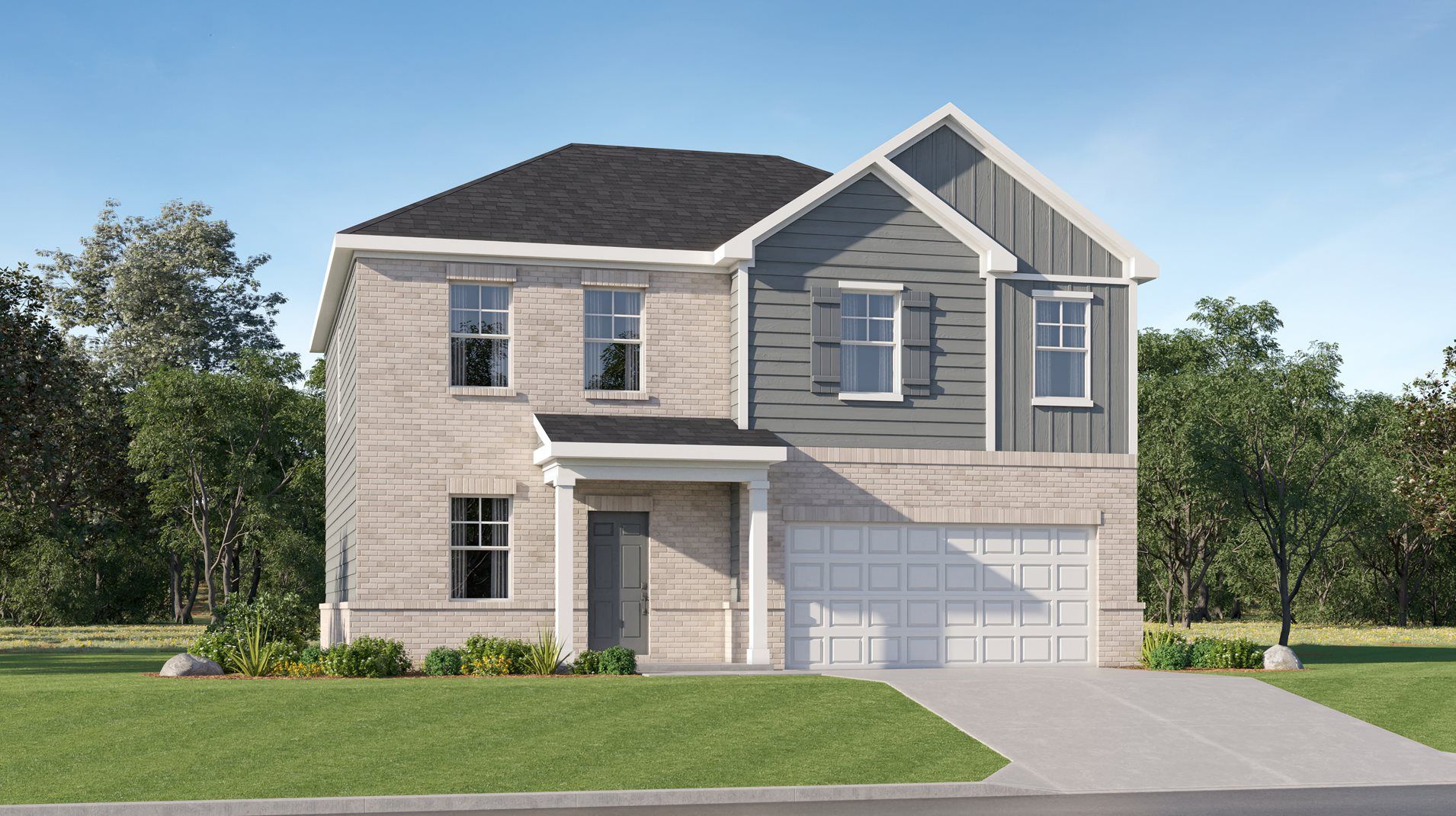 Elevation B - Peeksville Landing