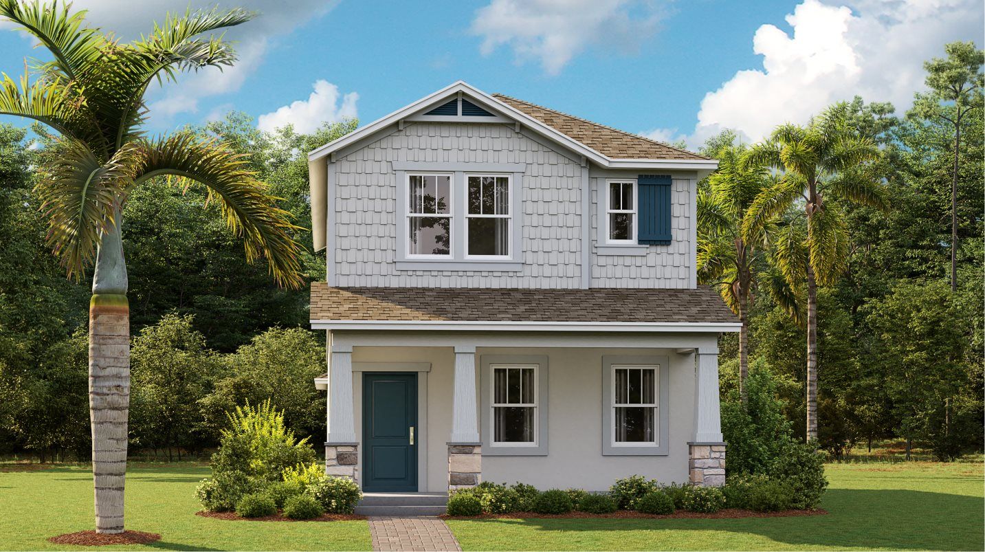 Elevation A - Exterior Rendering