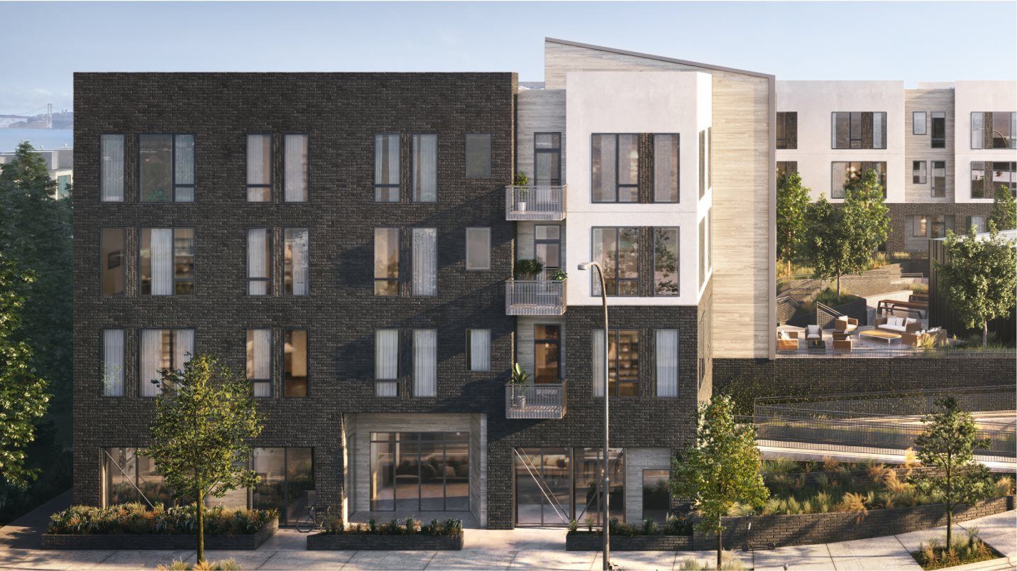 Elevation AE - Madison exterior rendering