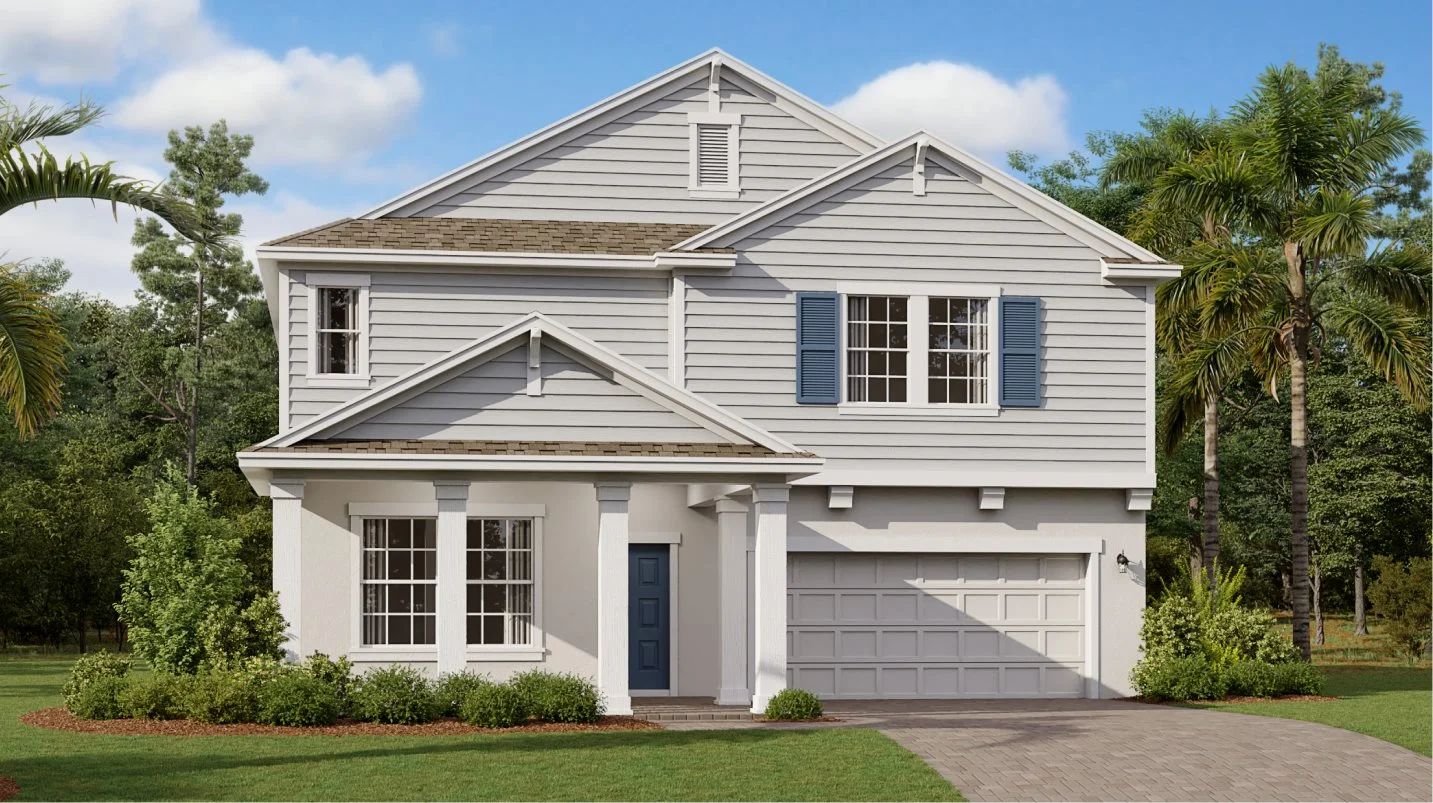 Elevation H - Exterior H rendering of Peabody