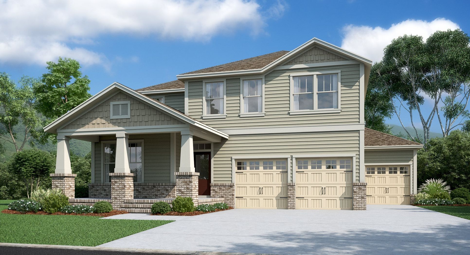 Elevation B - Warner exterior B