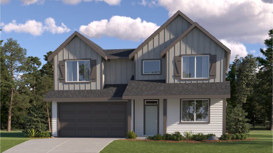 Elevation F - Mulberry Farmhouse