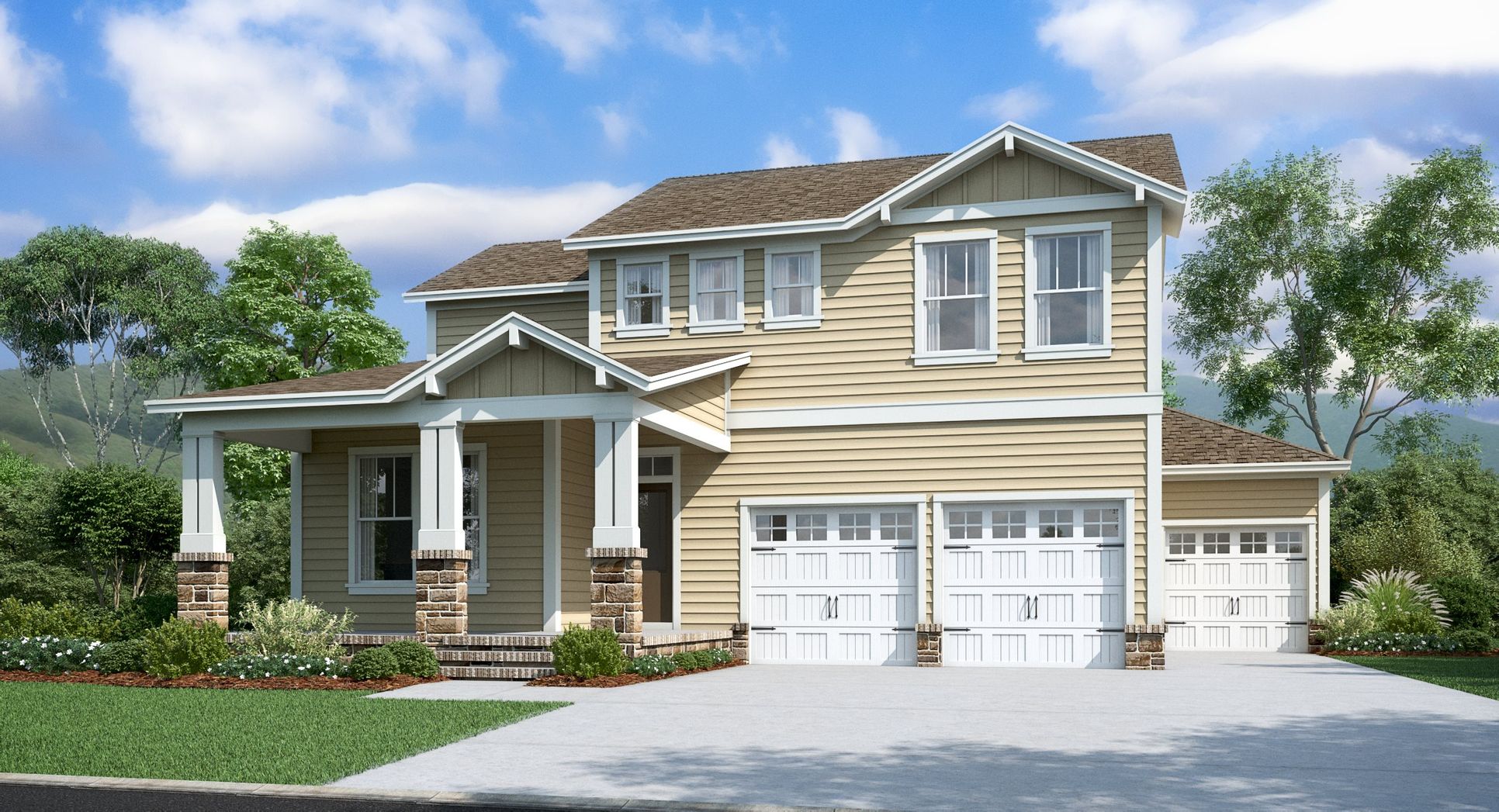Elevation C - Warner Exterior C