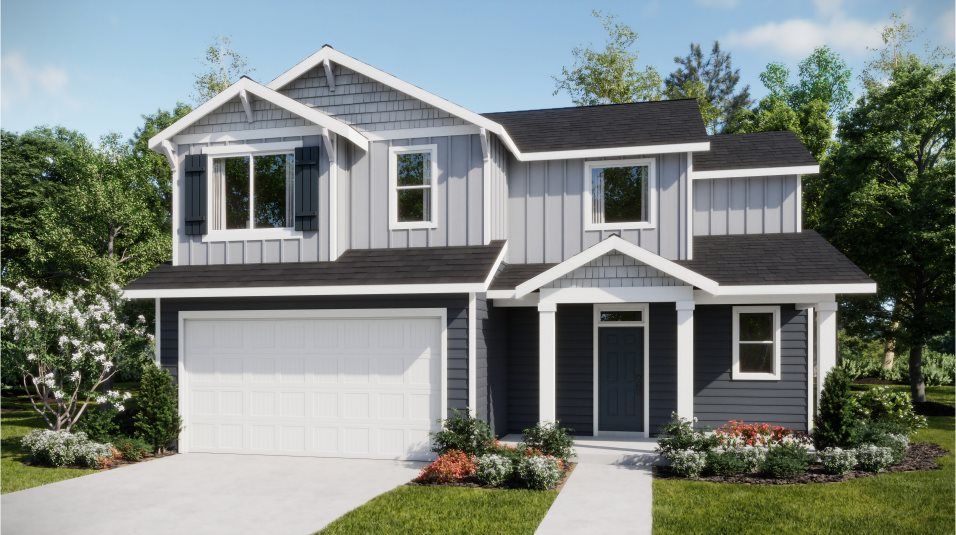 Elevation A - Carmichael American Exterior A