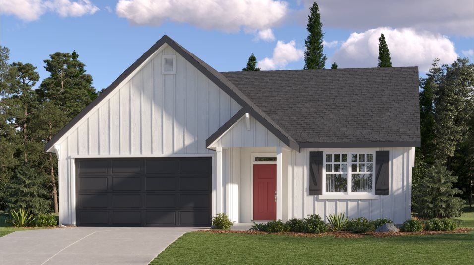 Elevation F - Endicott Farmhouse