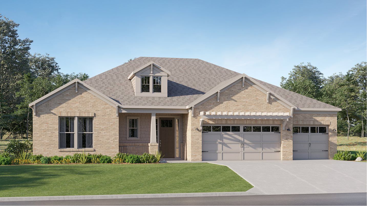 Elevation D - exterior rendering