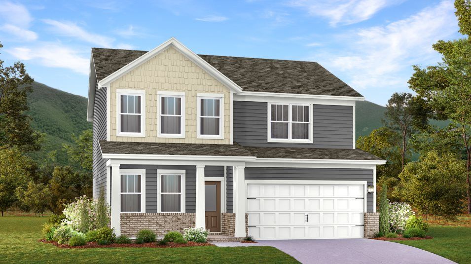 Elevation A - Hamilton Exterior Rendering A