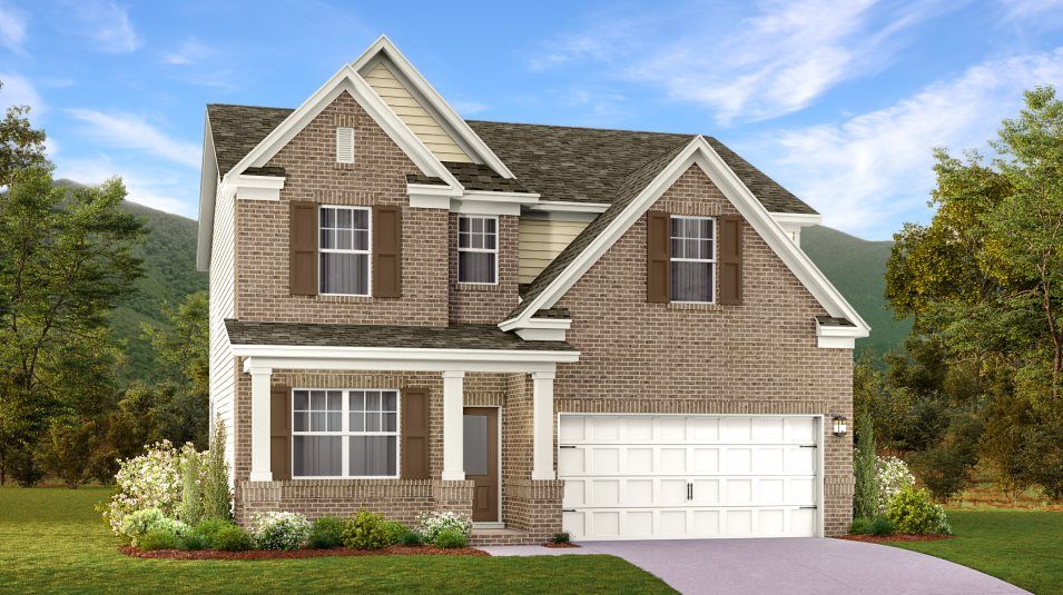 Elevation D - Hamilton Exterior Rendering D
