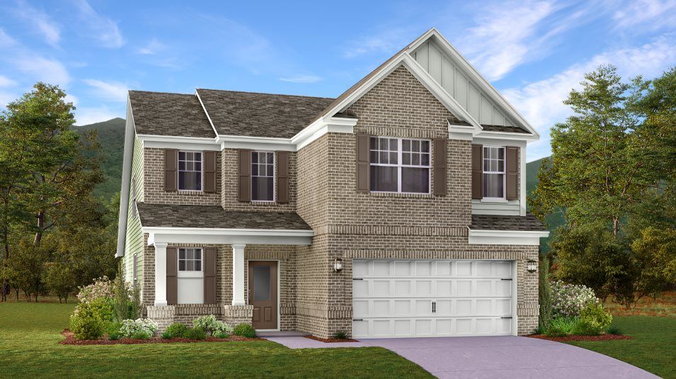 Elevation D - Rosemary Exterior Rendering D