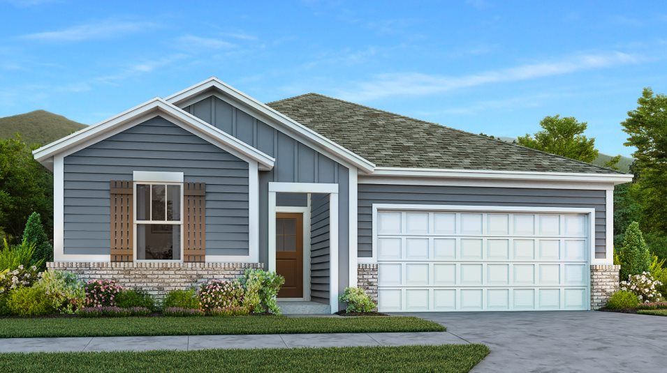 Elevation A - Ashbury Exterior Rendering A