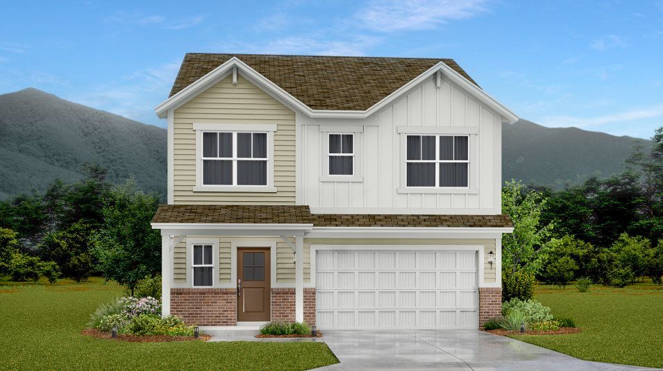 Elevation B - Aspen Exterior Rendering B