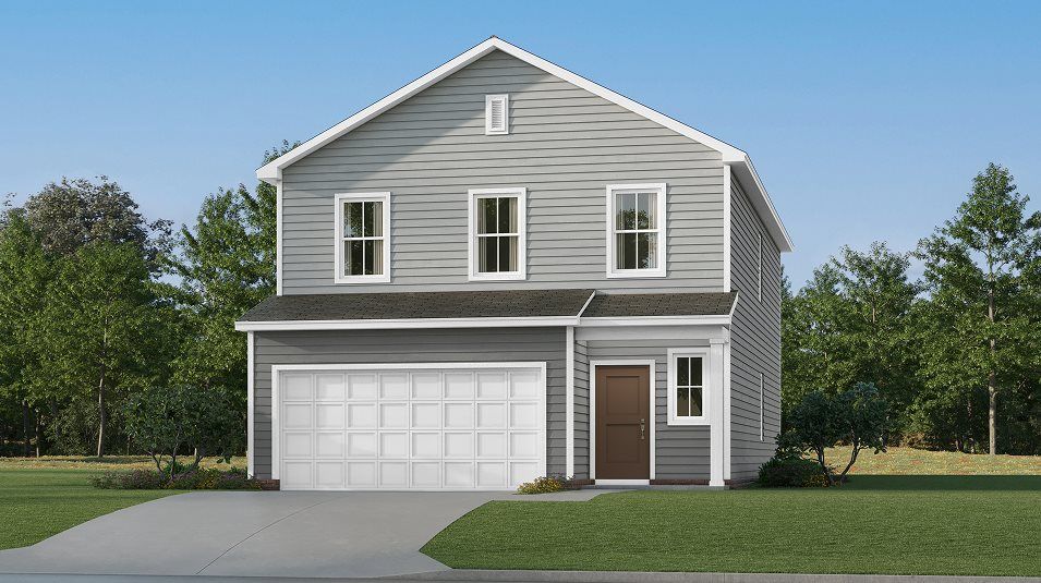 Elevation A5 - This traditional-style exterior