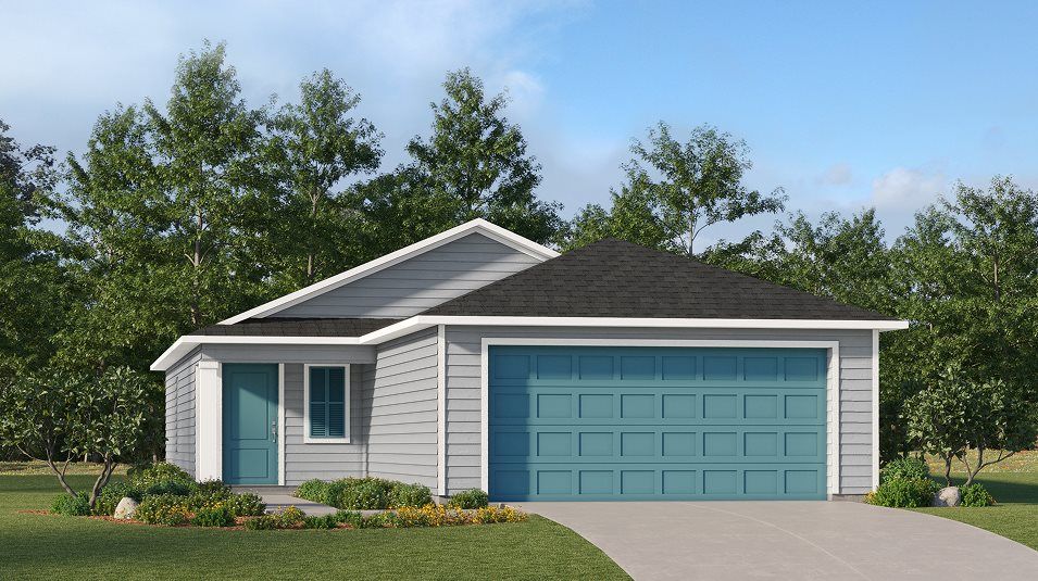 Elevation D - A ranch-inspired exterior