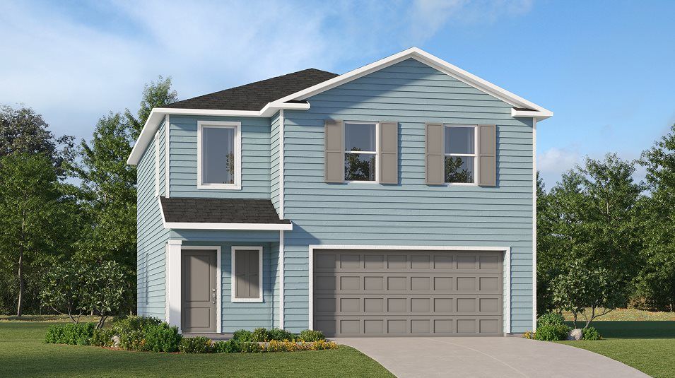 Elevation E - A traditional-inspired exterior