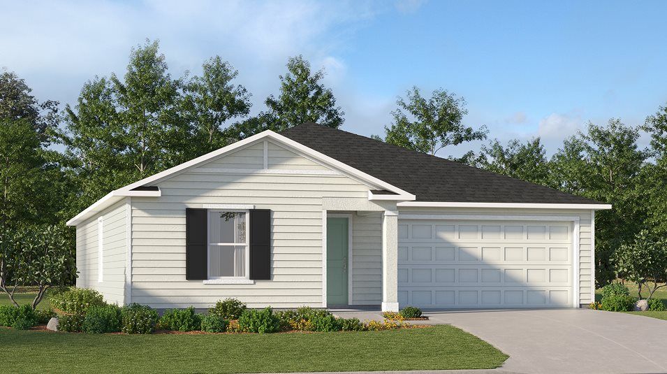 Elevation E - A ranch-inspired exterior