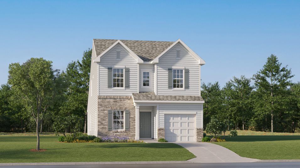Elevation B - Edgefield Exterior Rendering B