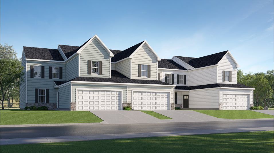 Elevation A - A traditional-style exterior