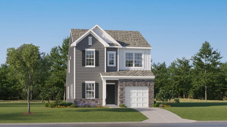 Elevation D - Edgefield Exterior Rendering D
