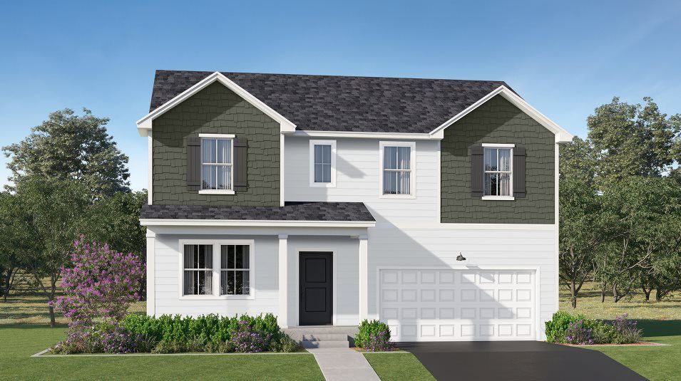 Elevation C7 - A craftsman-inspired exterior