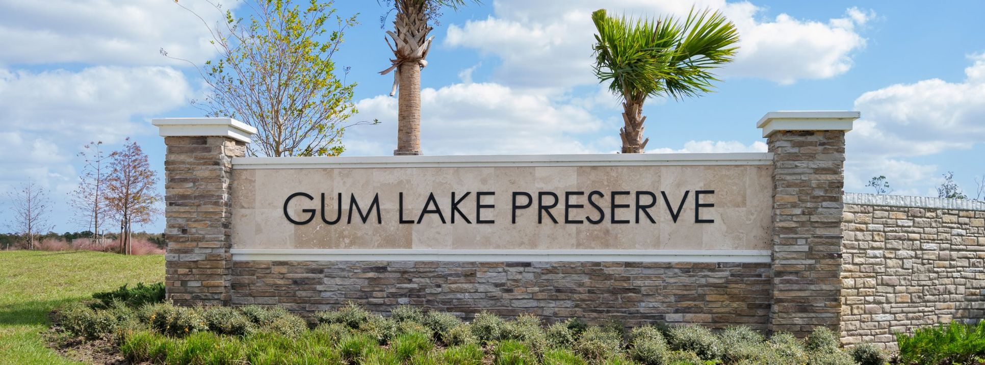 Gum Lake Preserve monument