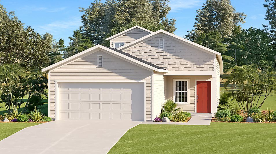 Elevation HA - This cottage-styled exterior