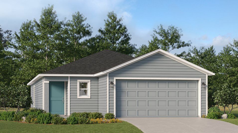 Elevation D - A ranch-inspired exterior