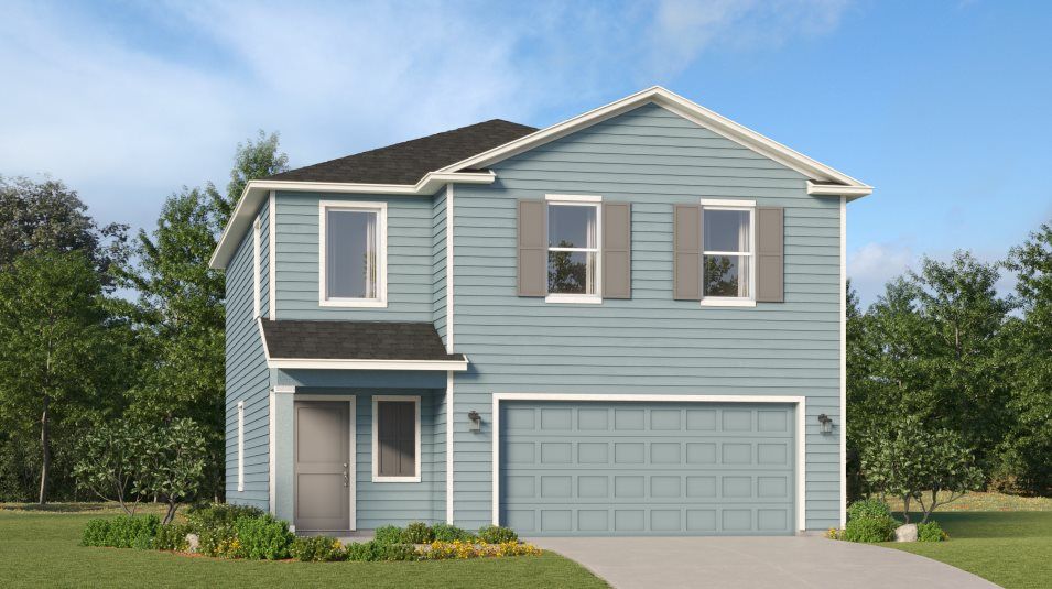 Elevation E - A traditional-inspired exterior