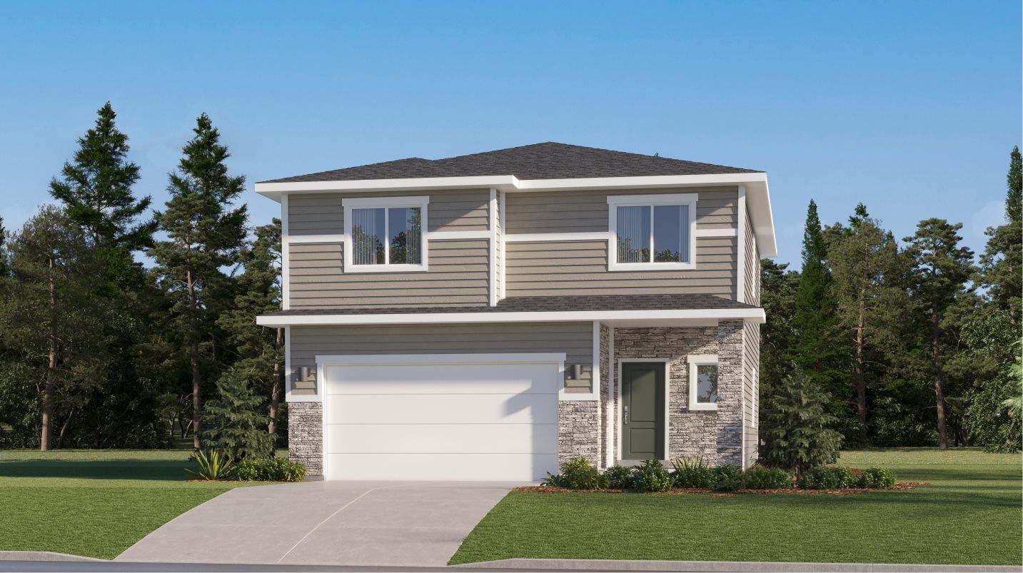 Elevation C - Cache Contemporary