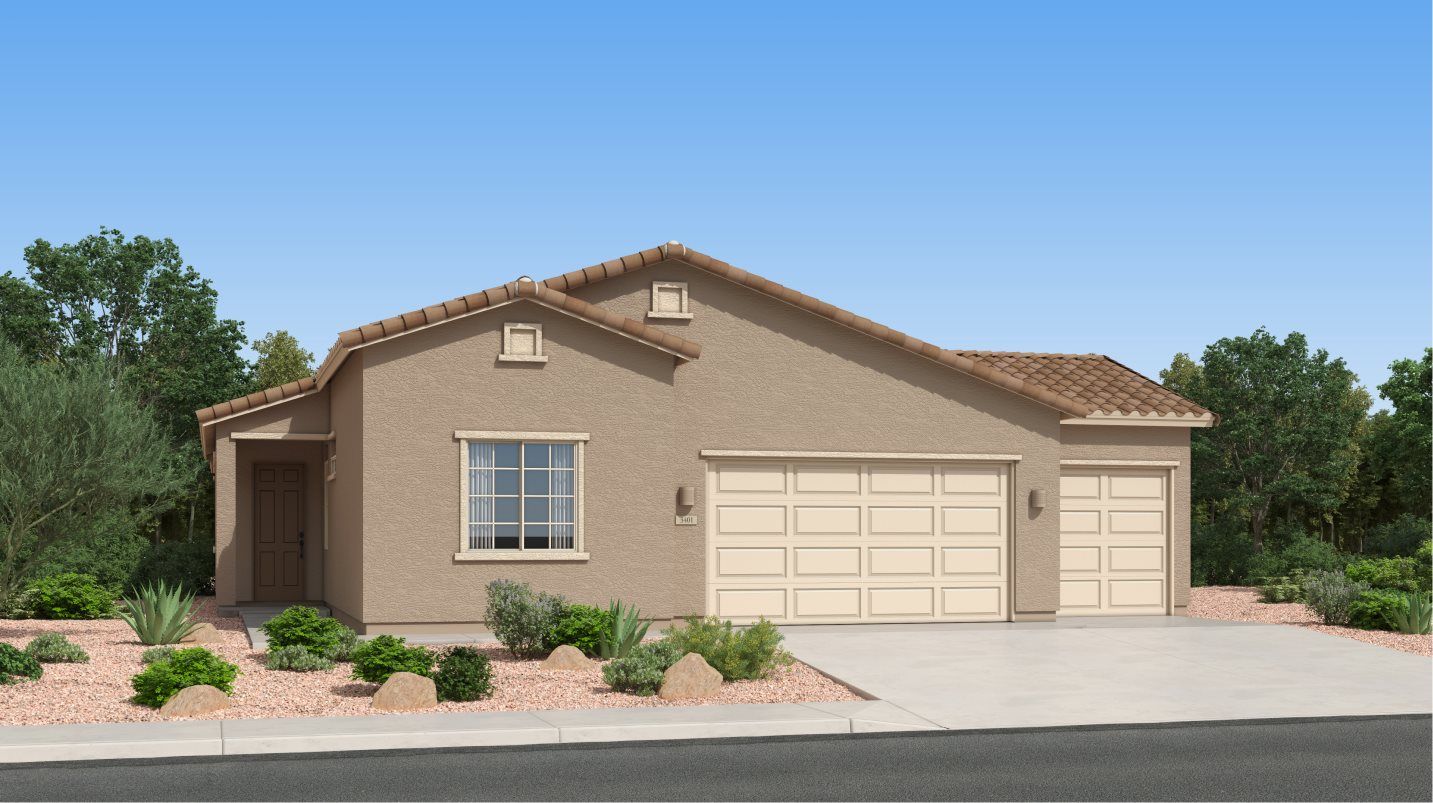 Elevation A - Exterior Rendering