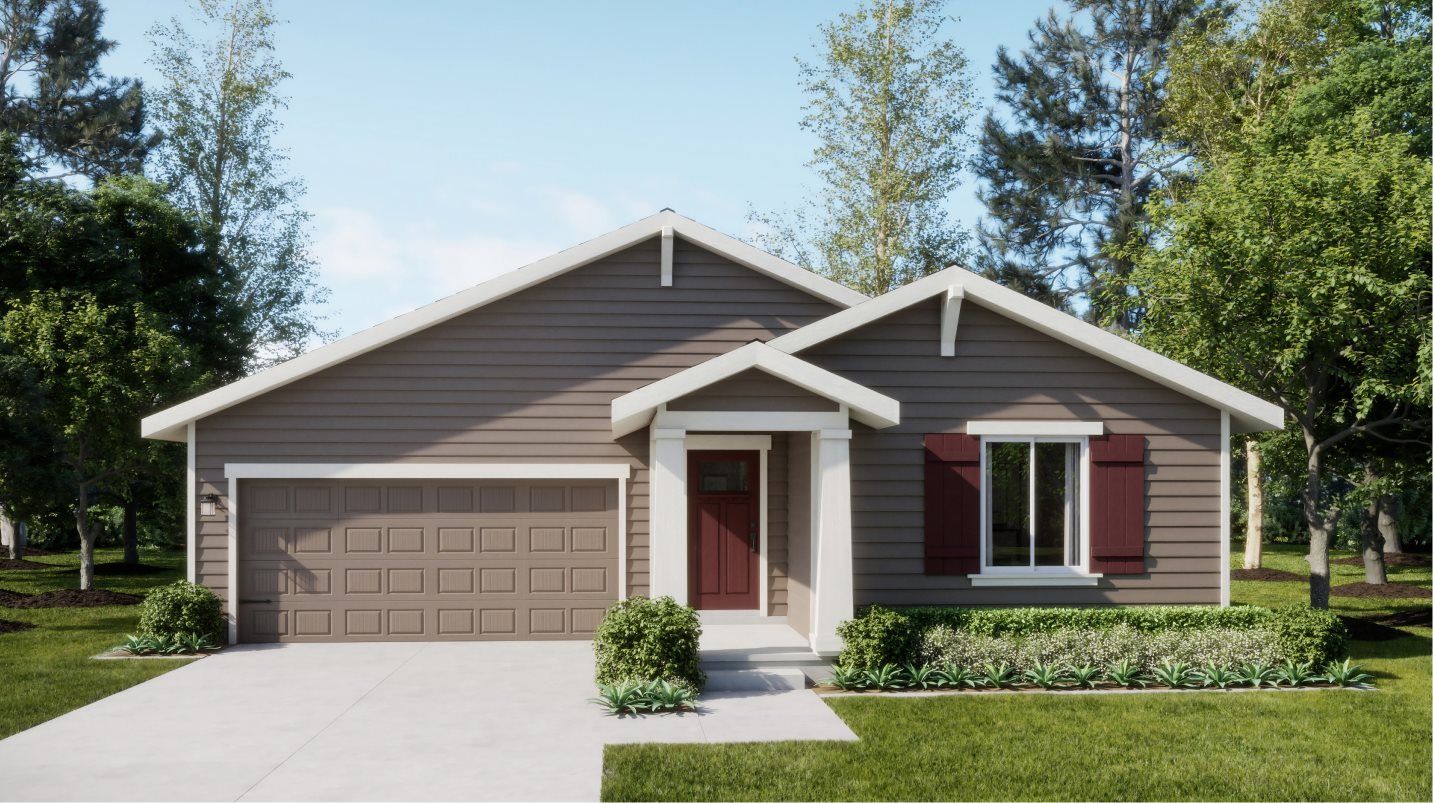 Elevation CR - Craftsman-style home