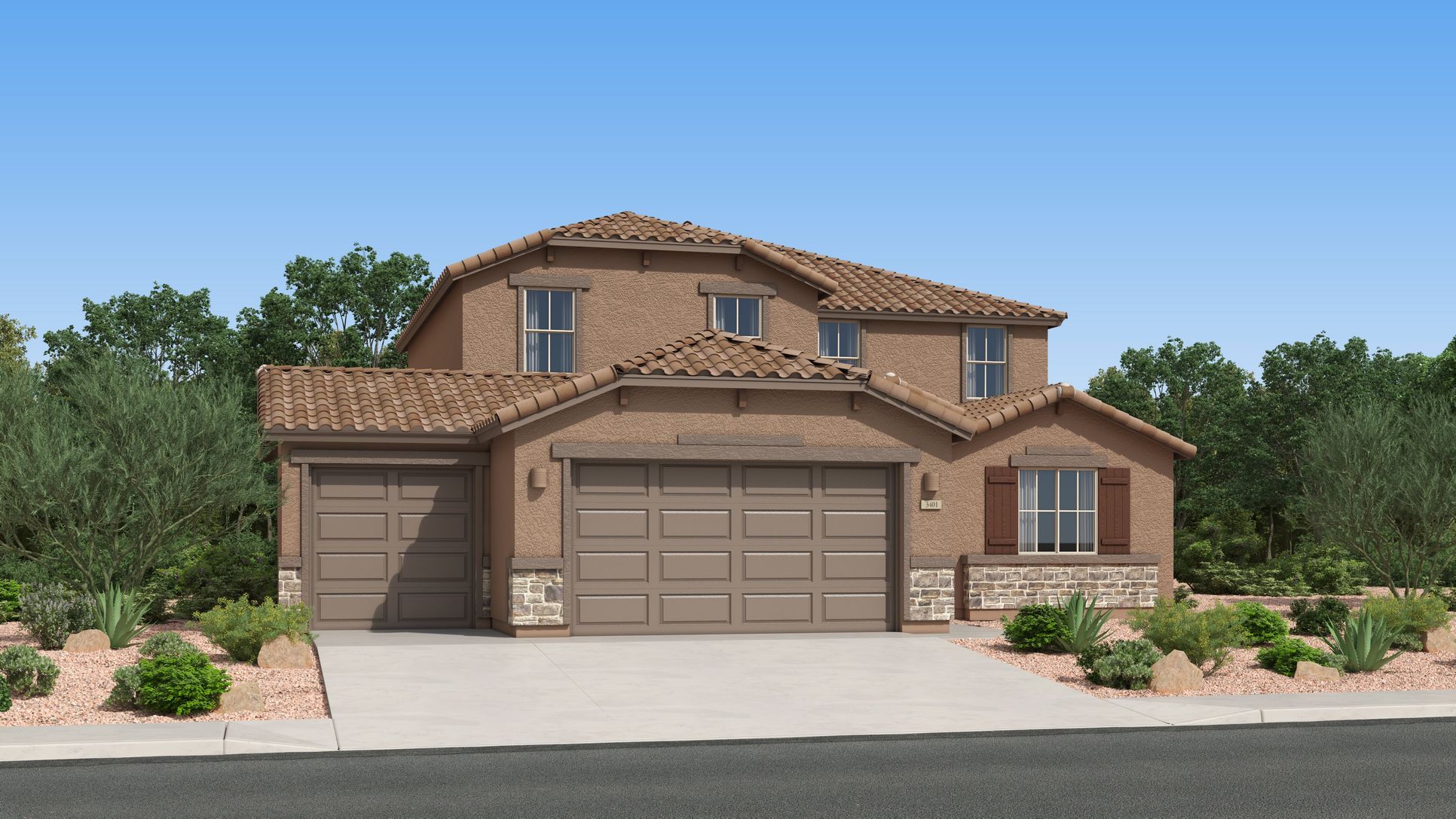 Elevation C - Picacho Exterior C