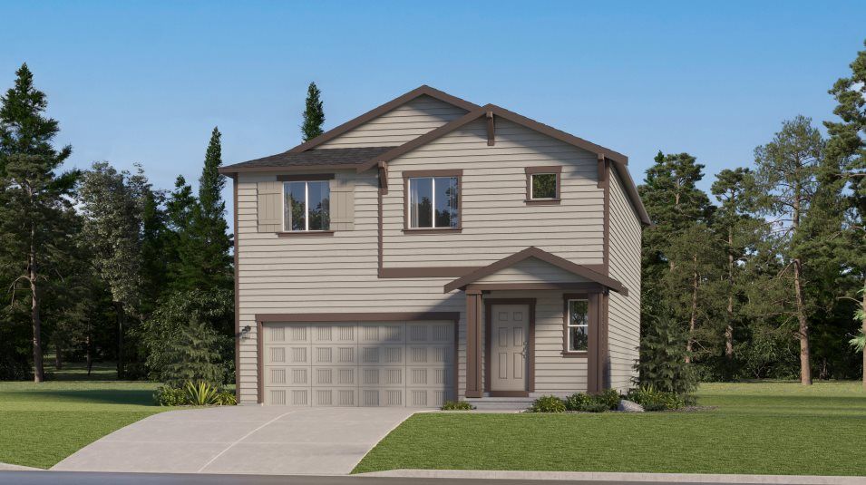 Elevation CR - Craftsman home exterior