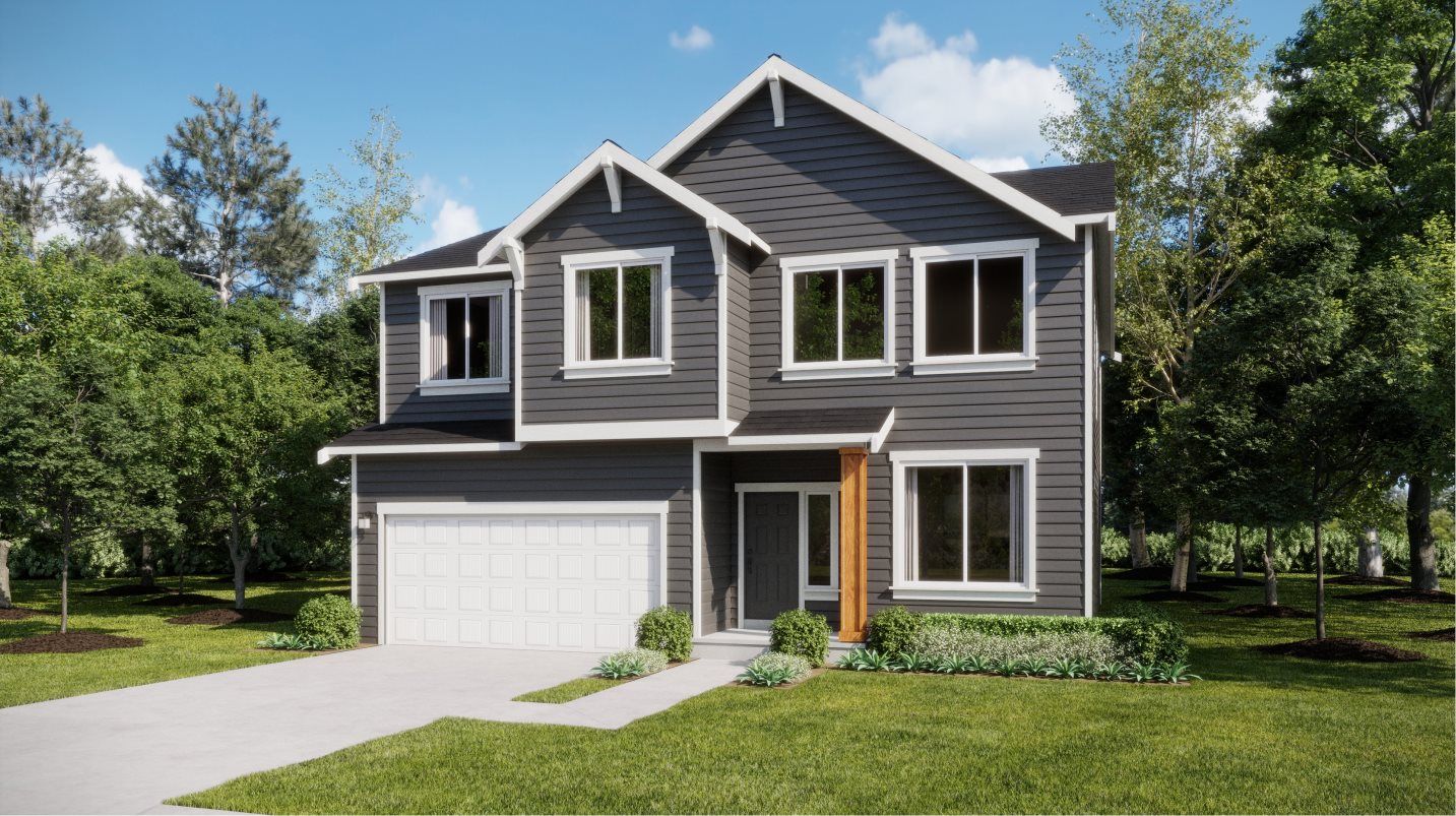 Elevation CR - Craftsman home exterior