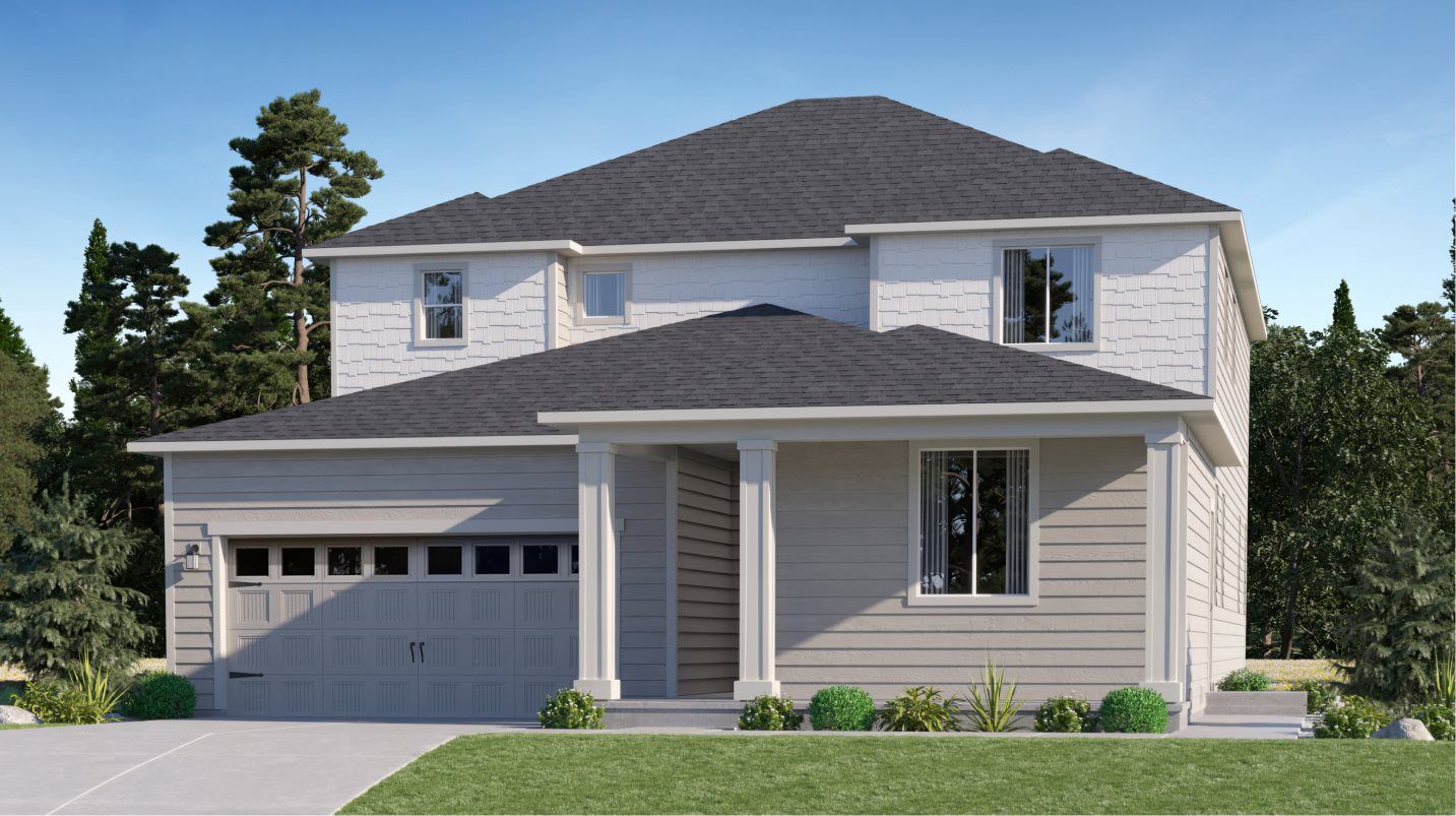Elevation TR - Traditional-style home image