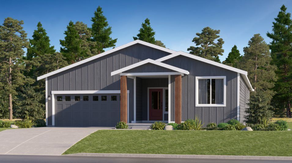 Elevation MF - Modern Farmhouse home exterior image