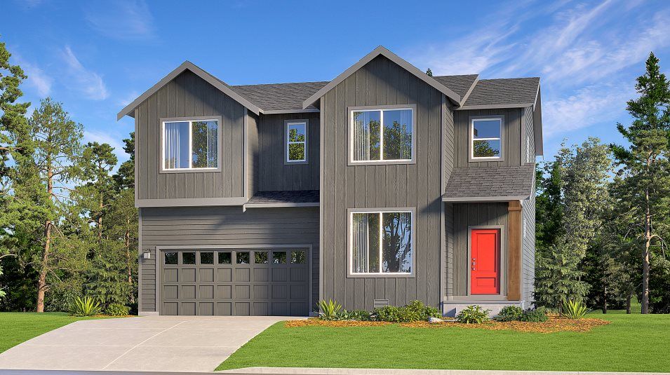 Elevation MF - Modern Farmhouse exterior
