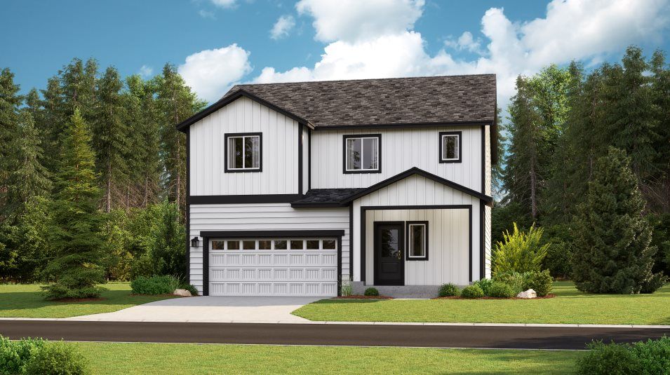 Elevation MF - Bexley Ridge Modern Farmhouse