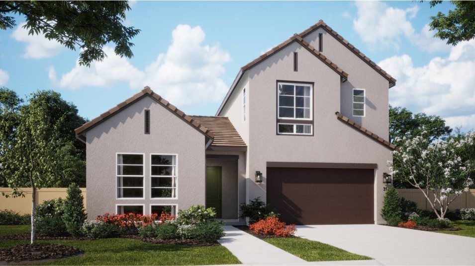 Elevation A - Traditional home exterior image