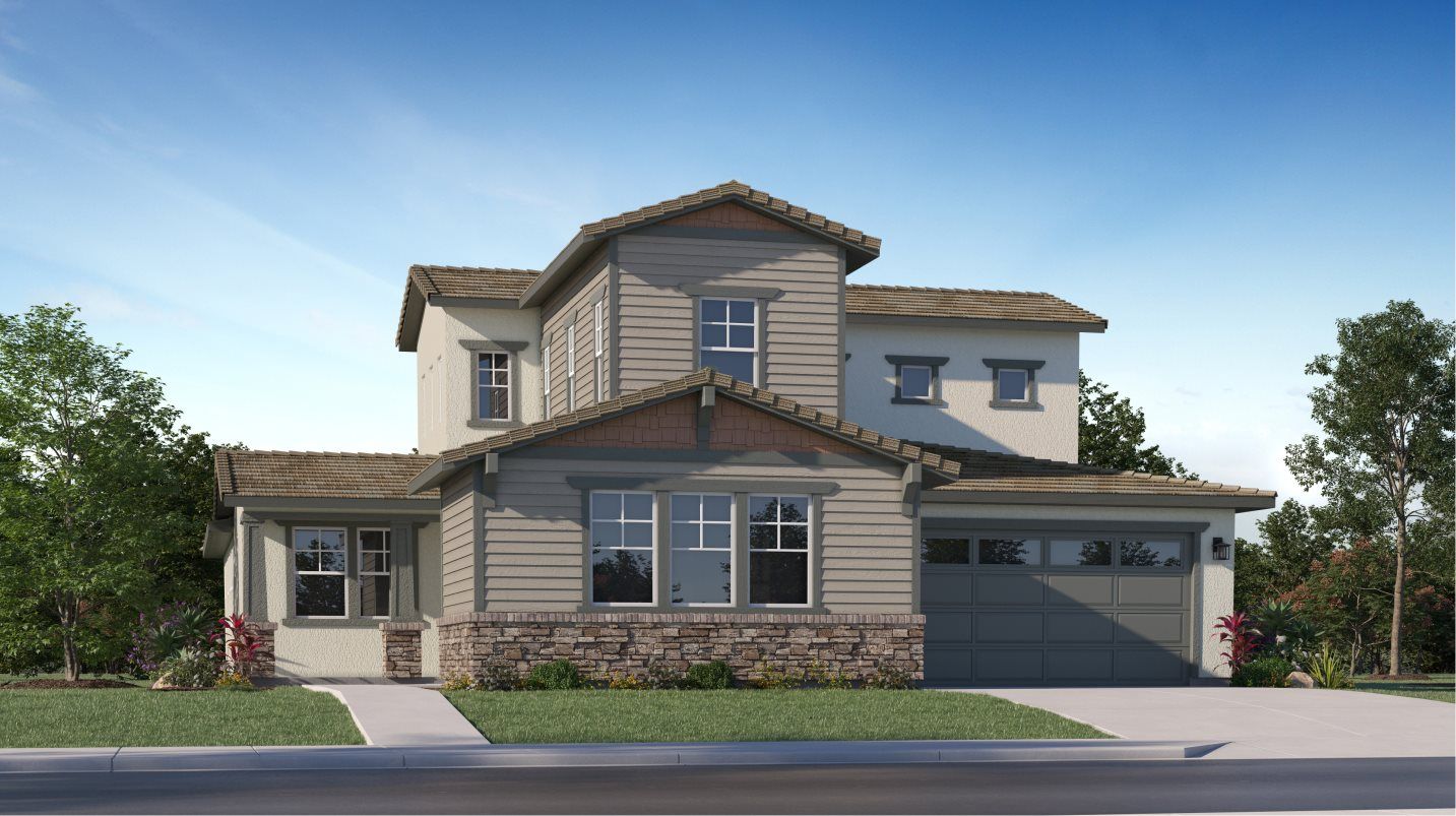 Elevation C - Craftsman home image