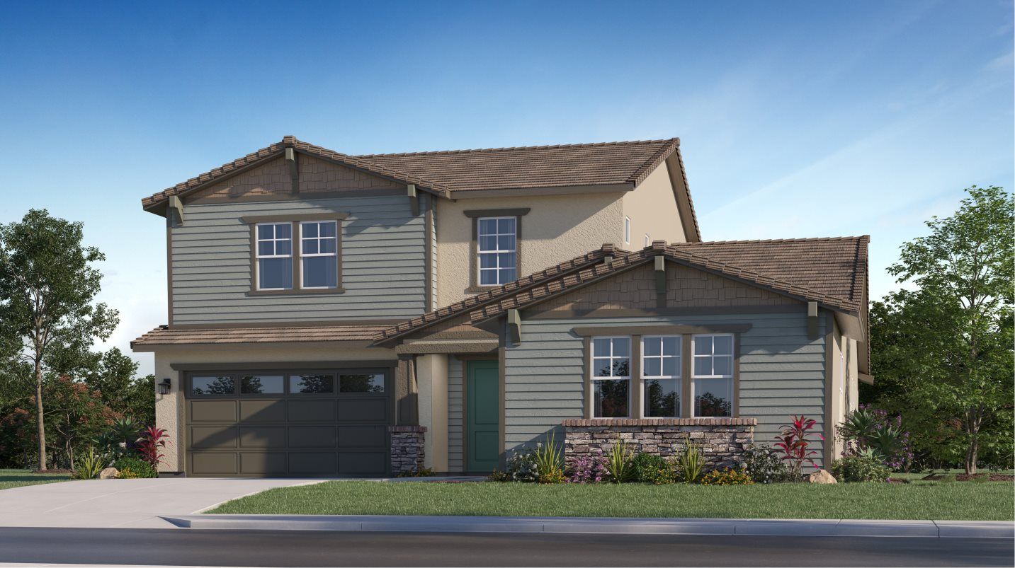 Elevation C - Craftsman home image
