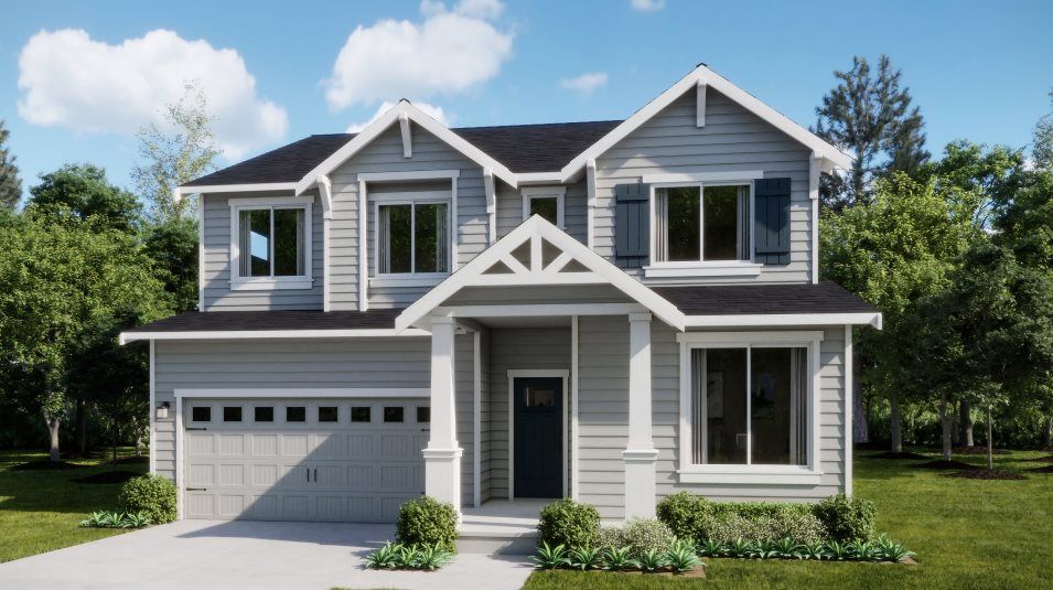 Elevation CR - Craftsman home exterior