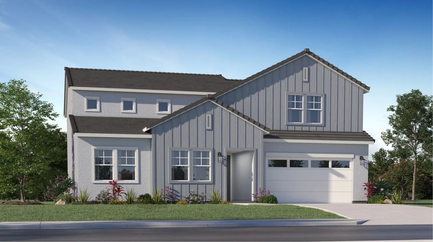 Elevation D - Modern Farmhouse Exterior