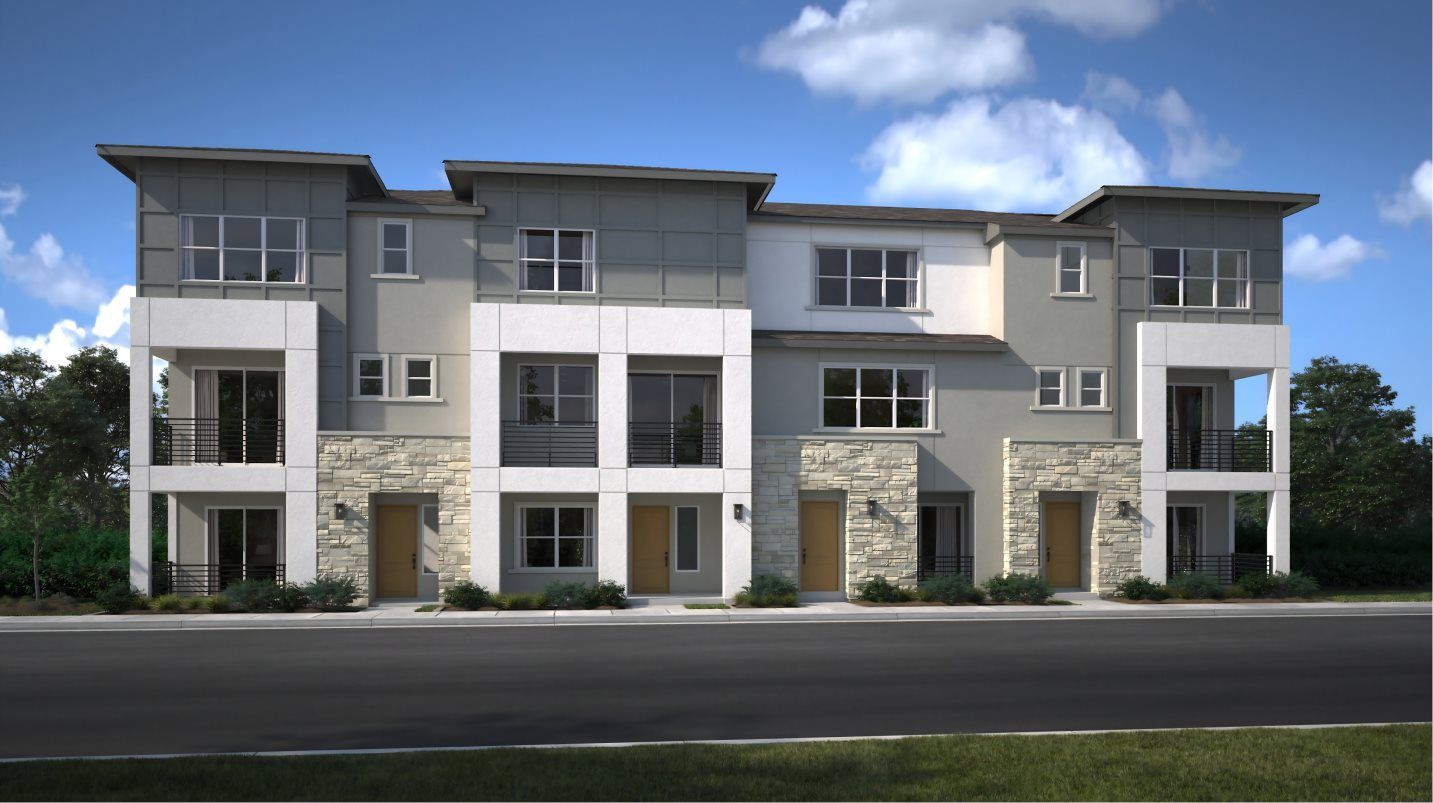 Elevation A - Ashton 4 Plex A Exterior