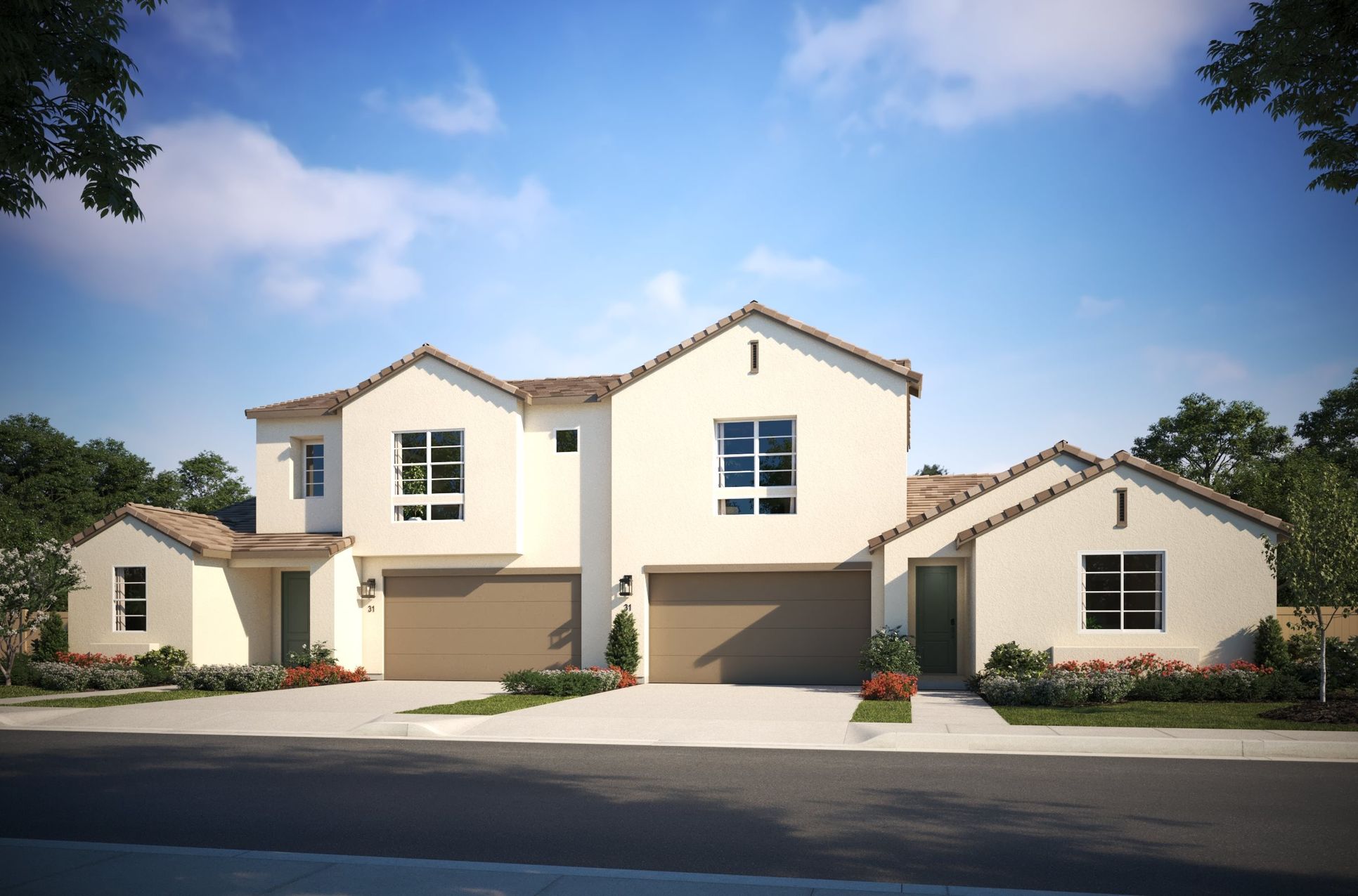 Exterior:Sycamore Junipers Res2 A Modern